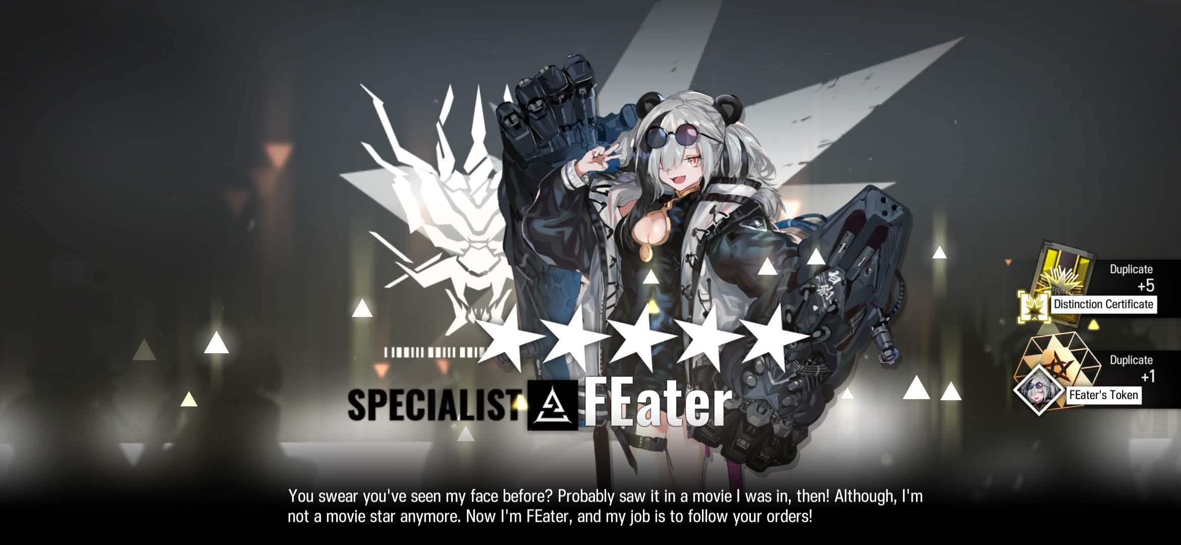 Obtained FEater from a single Specialist tag